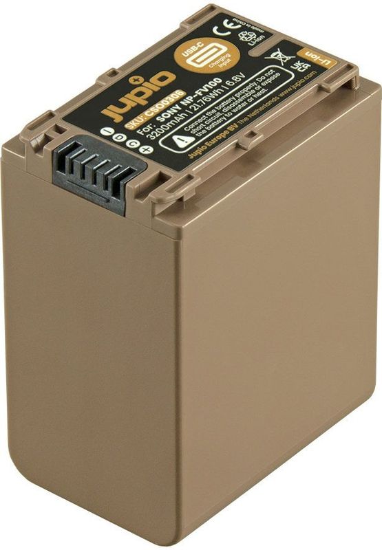 Jupio - NP-FV100 - Accu - 3200mAh - USB-C