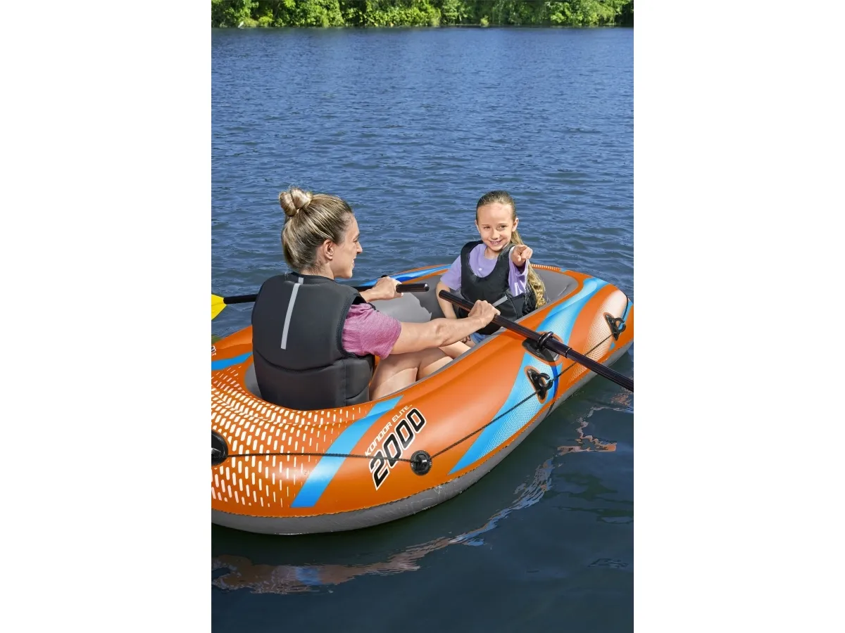 Bestway 61141 / 23, Rafte, Flåde, Grå, Orange, 2 person(er), 120 kg, ISO 6185