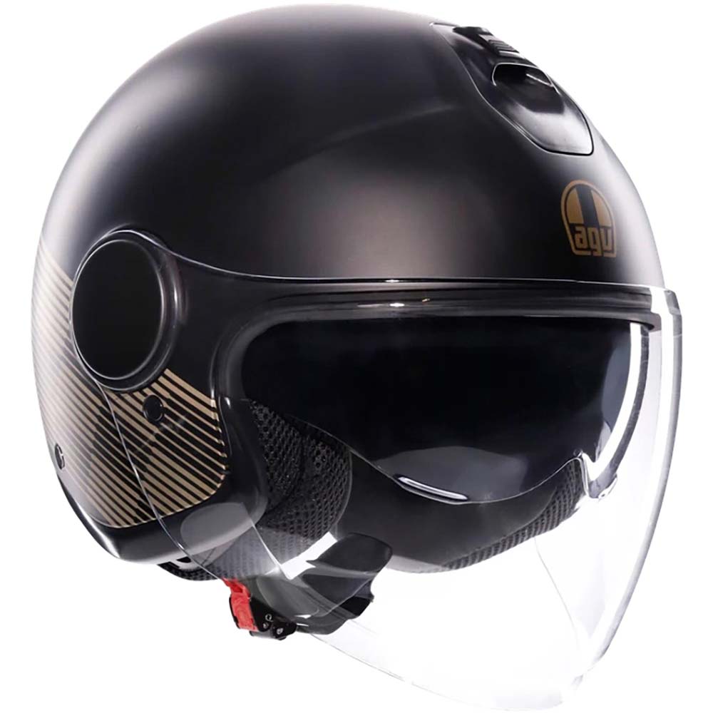 AGV - Casque Eteres Ponza Noir / Or / Mat