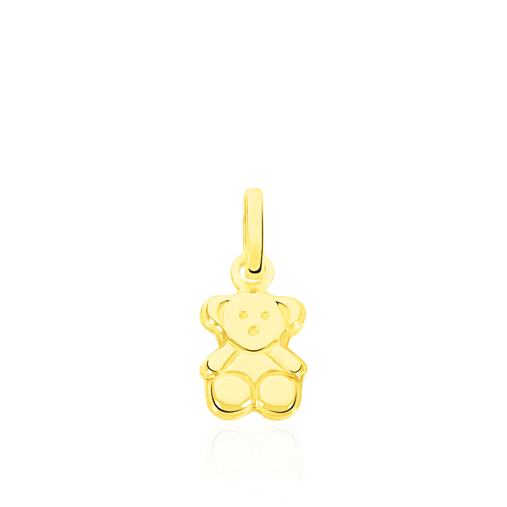Pendentif Songea Ourson Or Jaune