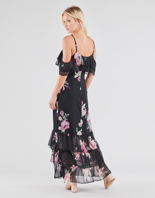 Guess - AGATHE DRESS - Noir / Multicolore