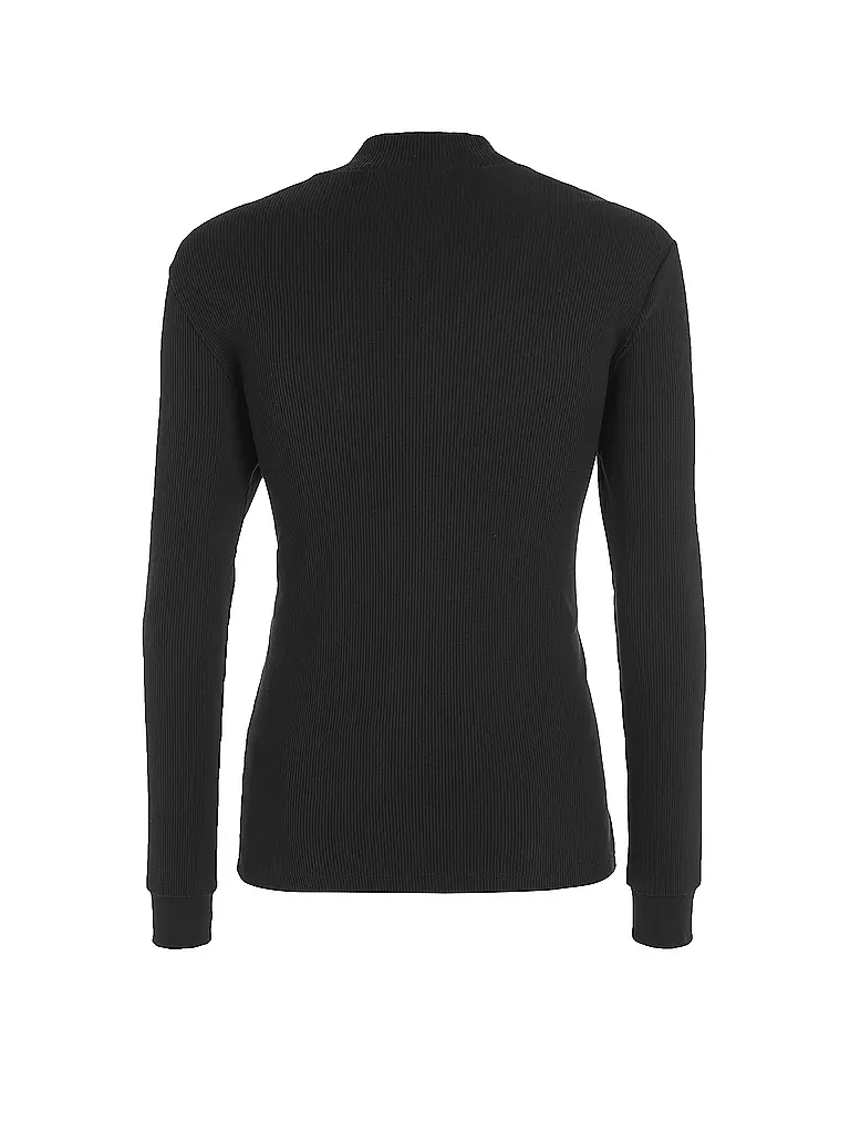 CALVIN KLEIN JEANS Langarmshirt schwarz