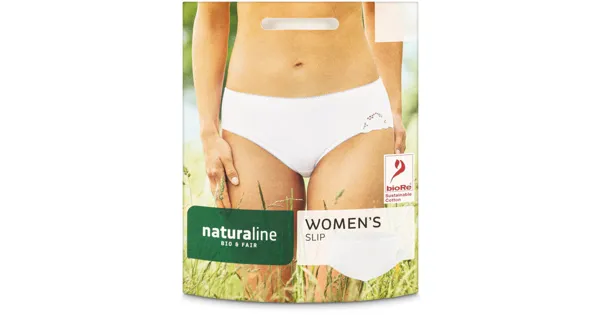Naturaline Textil Damen Slip weiss M