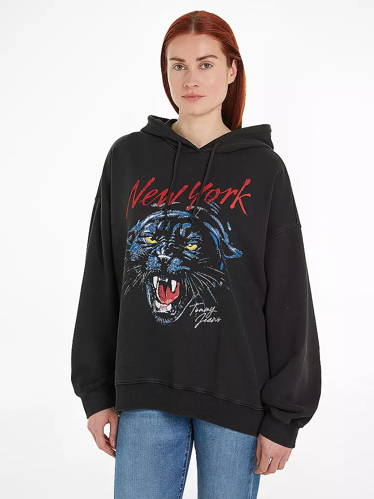 TOMMY JEANS Kapuzensweater - Hoodie schwarz