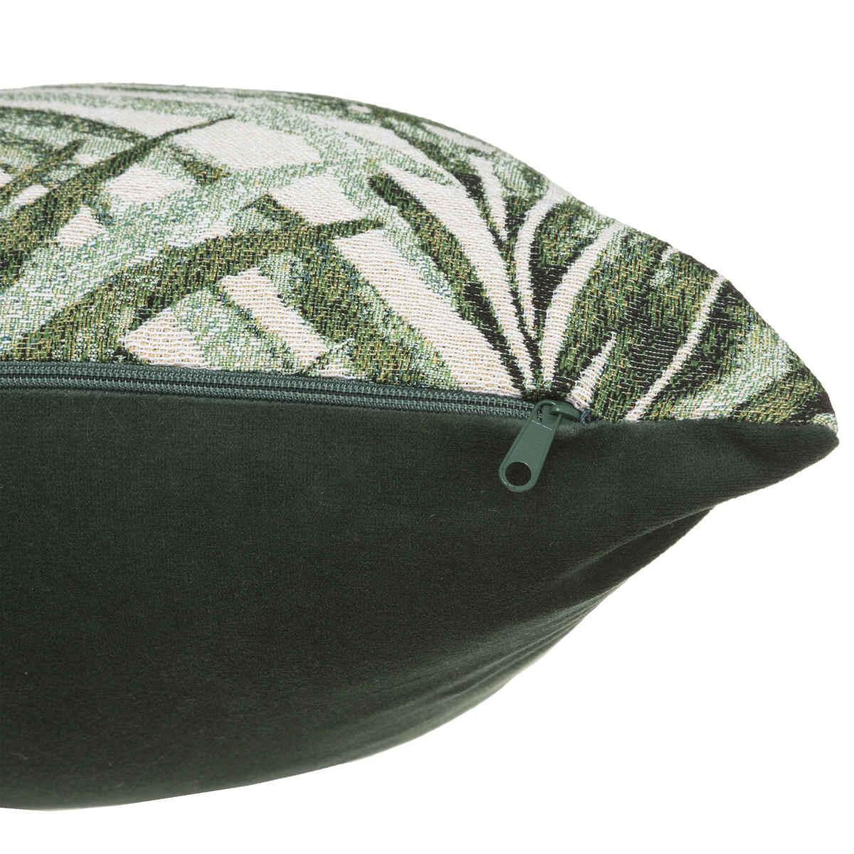 HOUSSE COUSSIN JACQUARD TROPIQUE 40X40CM