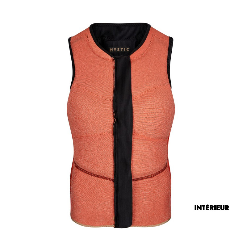 GILET IMPACT MYSTIC GEM KITE FRONTZIP FEMME NOIR