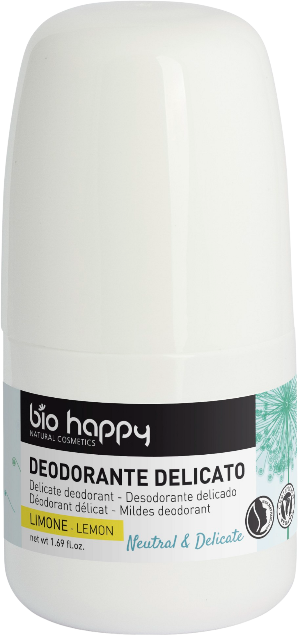Bio Happy  Neutral & Delicate Delicate Deodorant, Zitrone (50 ml)
