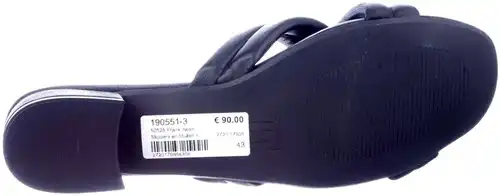 50528 Frank zwart - maat 43 slipper zwart - maat 43 Calandschoen