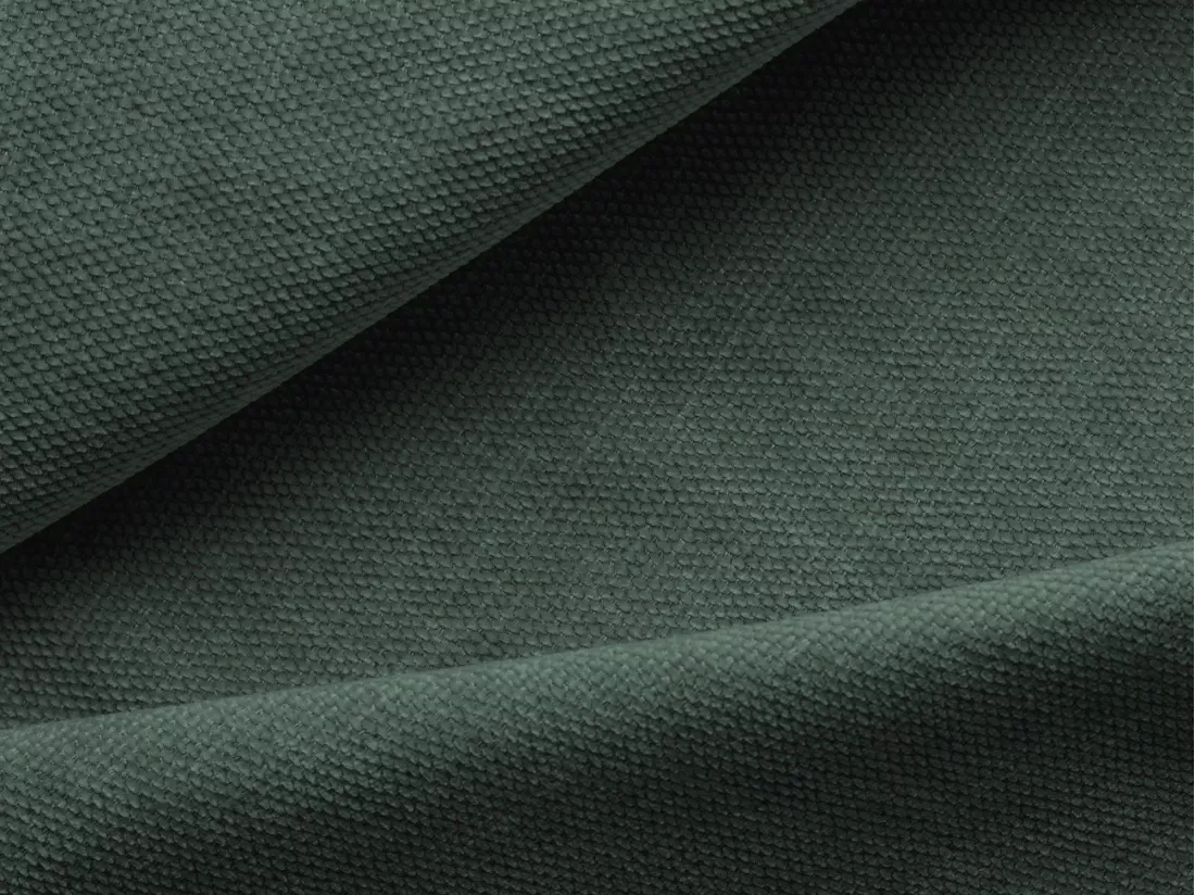 Module avec accoudoirs droit en tissu chenille - vert - EKAHI