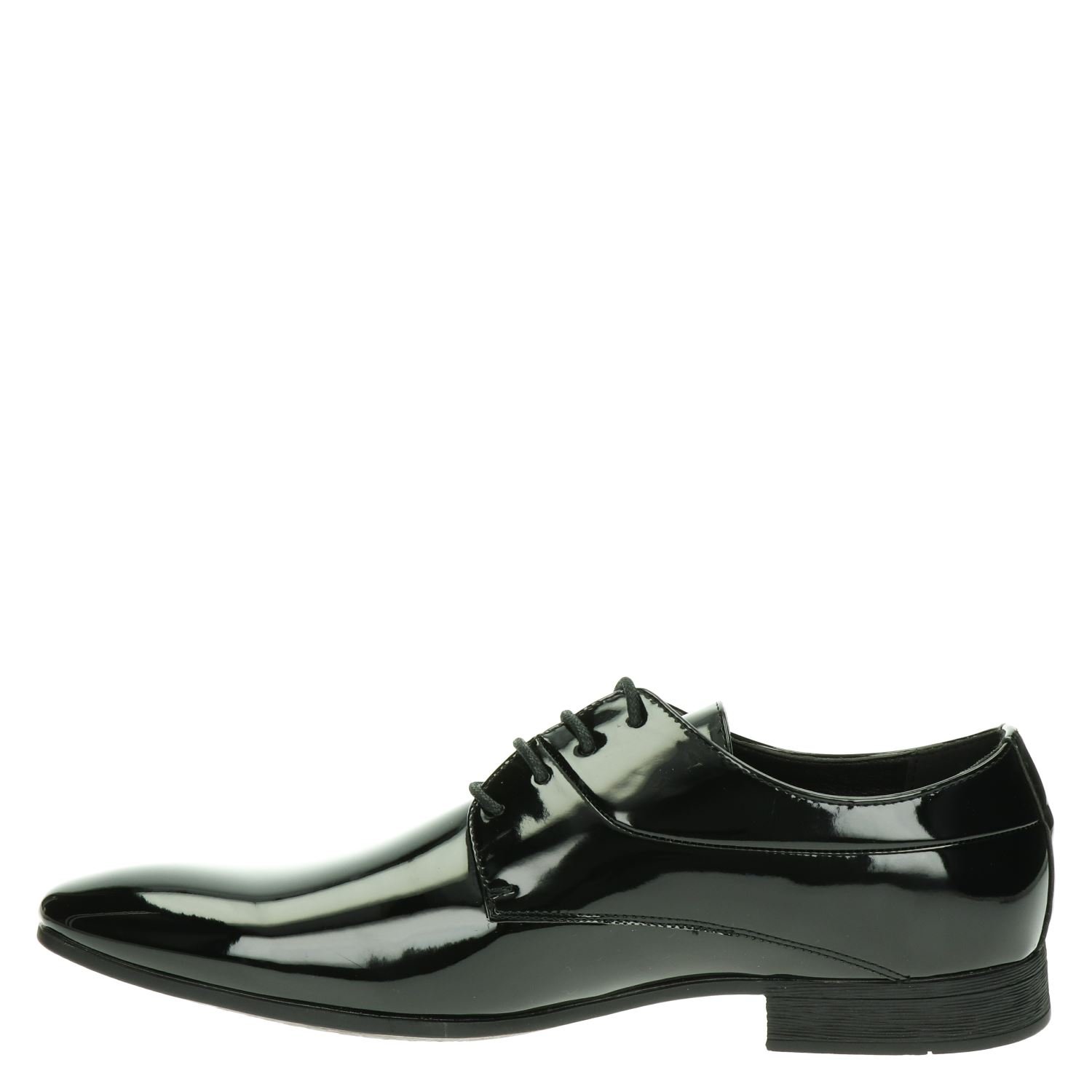 heren nette schoen Nelson Zwart