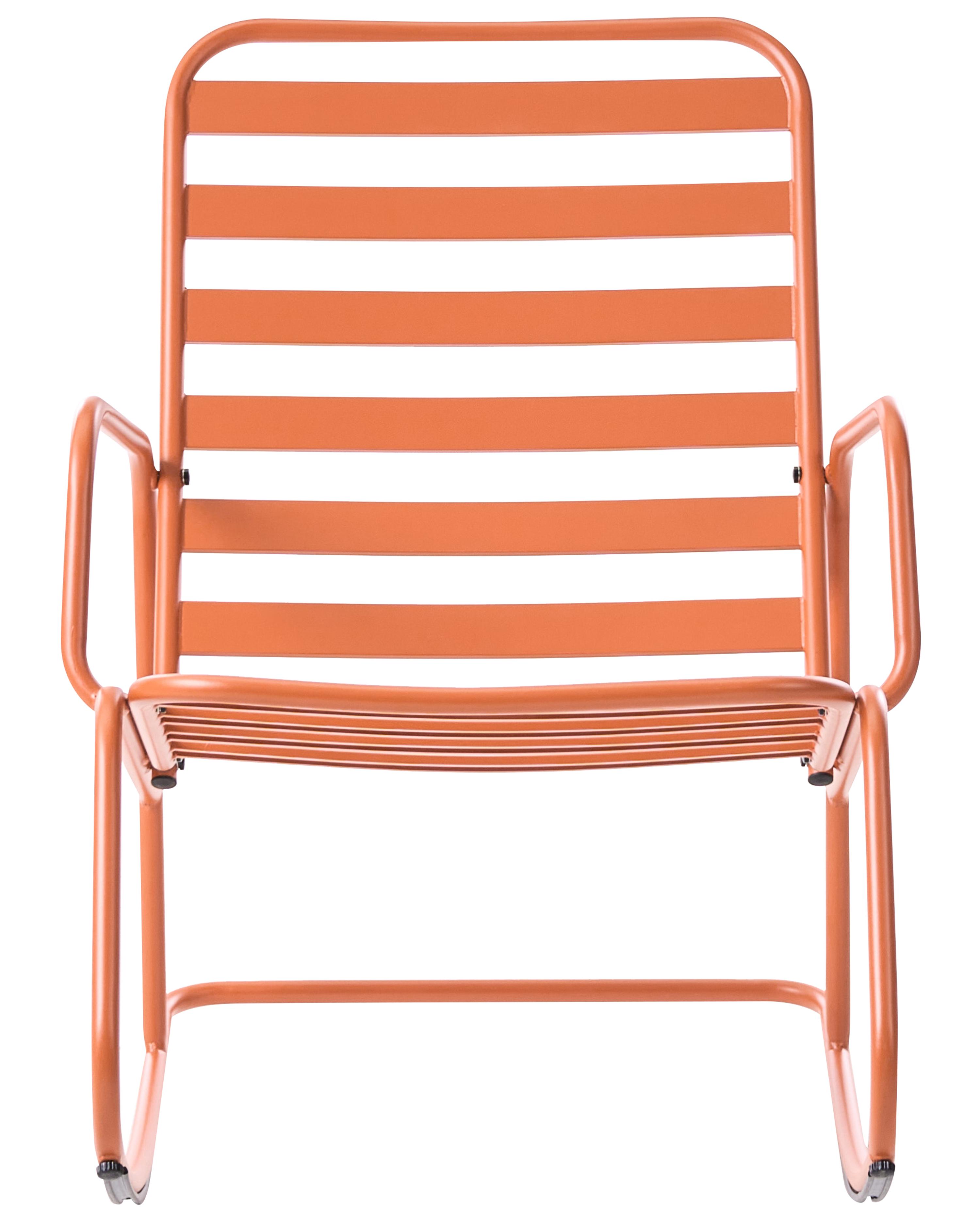 Tuinschommelstoel TURI Metaal Oranje
