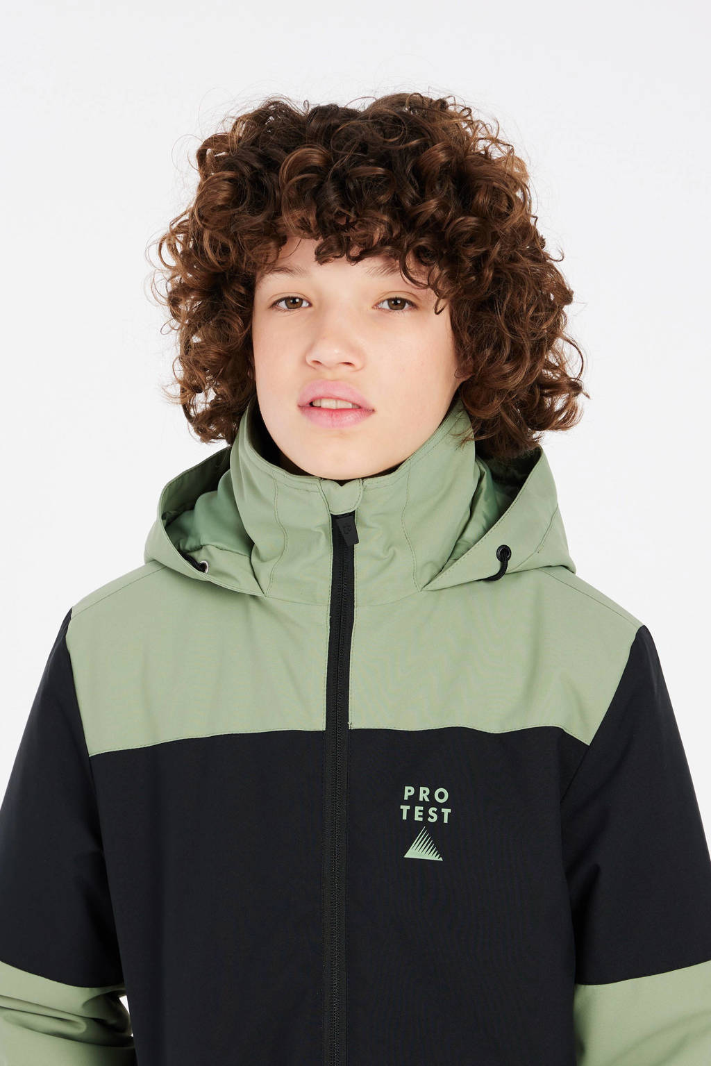 Protest ski-jack PrtDecks lichtgroen/zwart