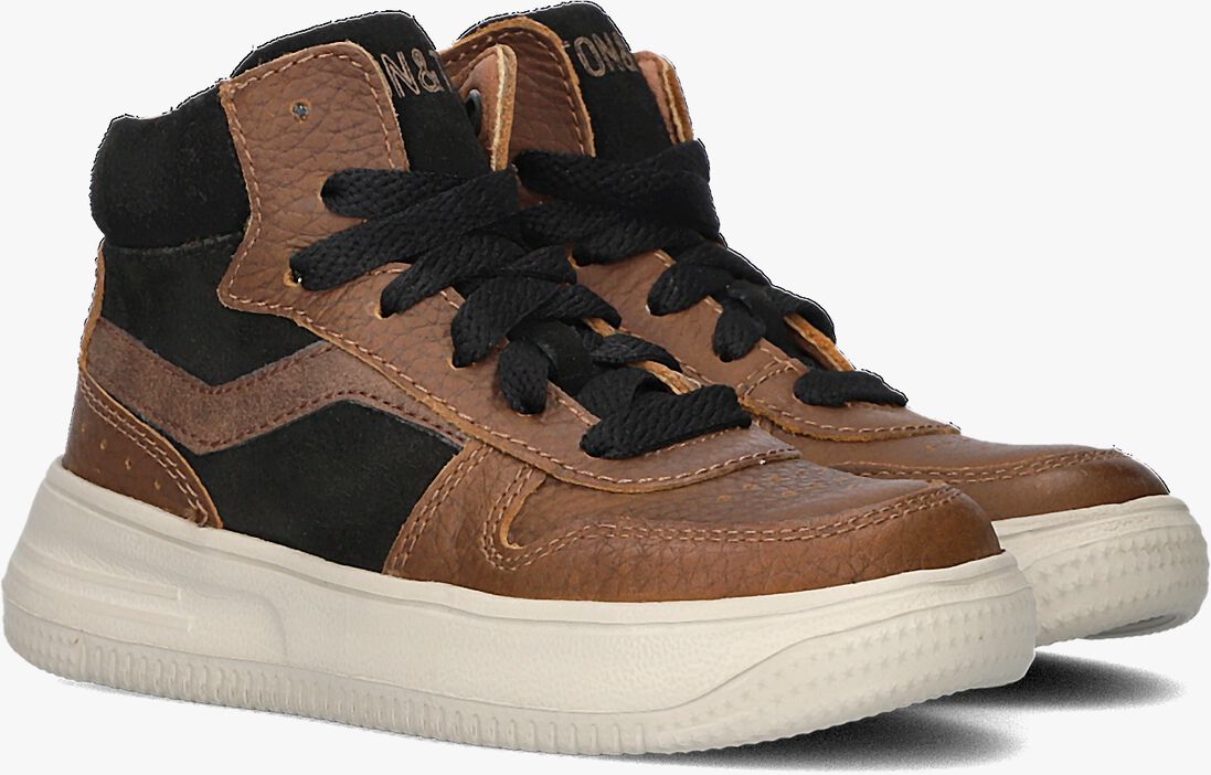 TON & TON cognac ton & ton hoge sneaker olle