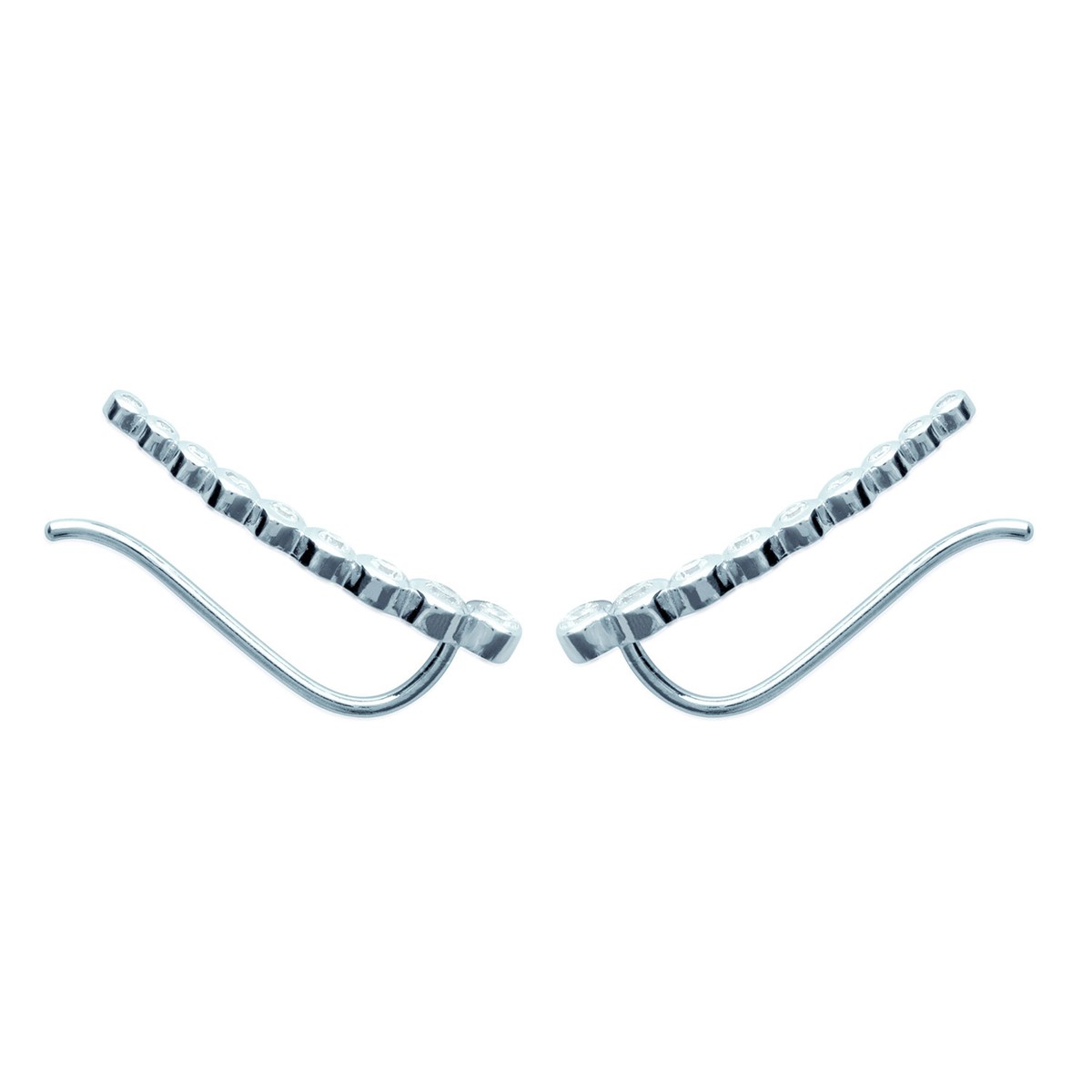 Boucles d'oreilles Brillaxis ear-cuff empierrées