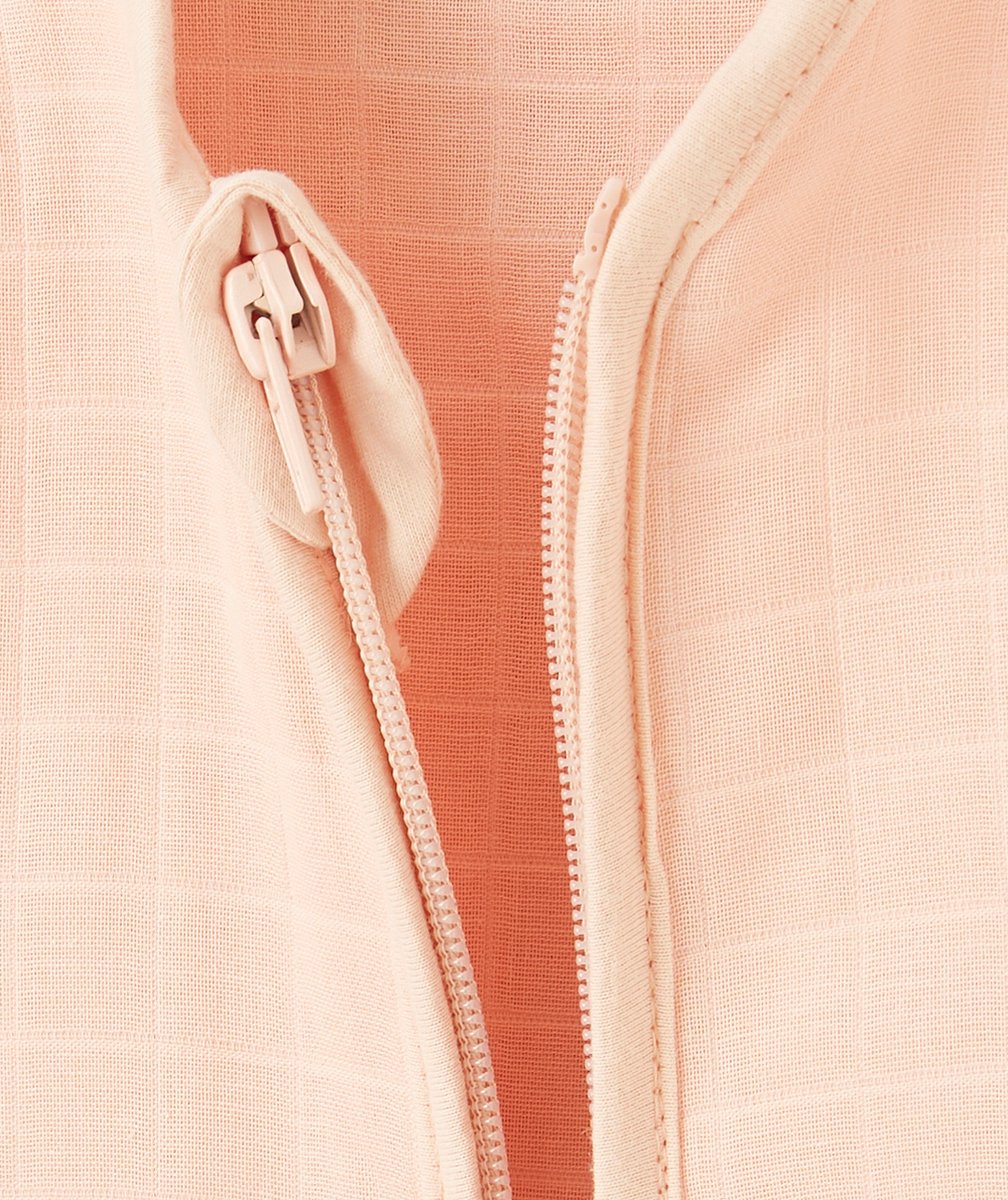 JOLLEINGIGOTEUSE SANS MANCHES EN GAZE DE DE COTON ROSE