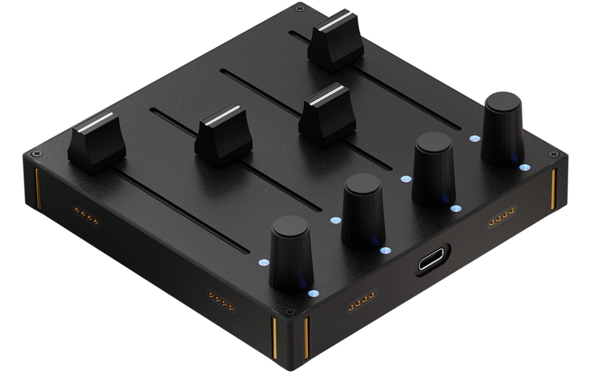 Fader-Controller EF44<br>Modularer USB-MIDI-Controller für präzise Steuerung