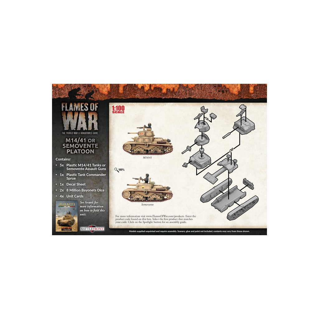 Flames of War - M14/41 or Semovente Platoon