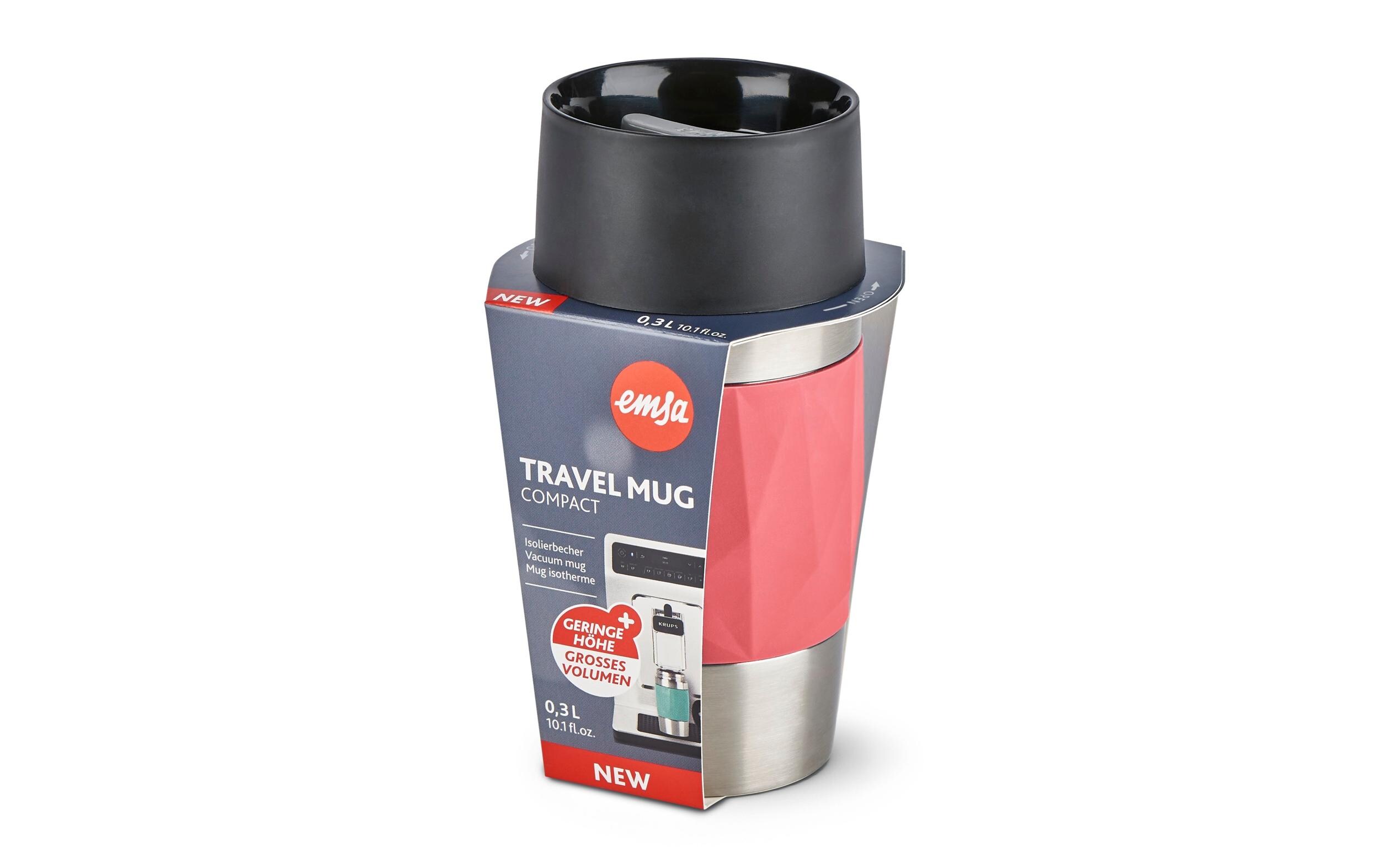 Thermobecher Compact 300 ml, RotReisebecher, Rot