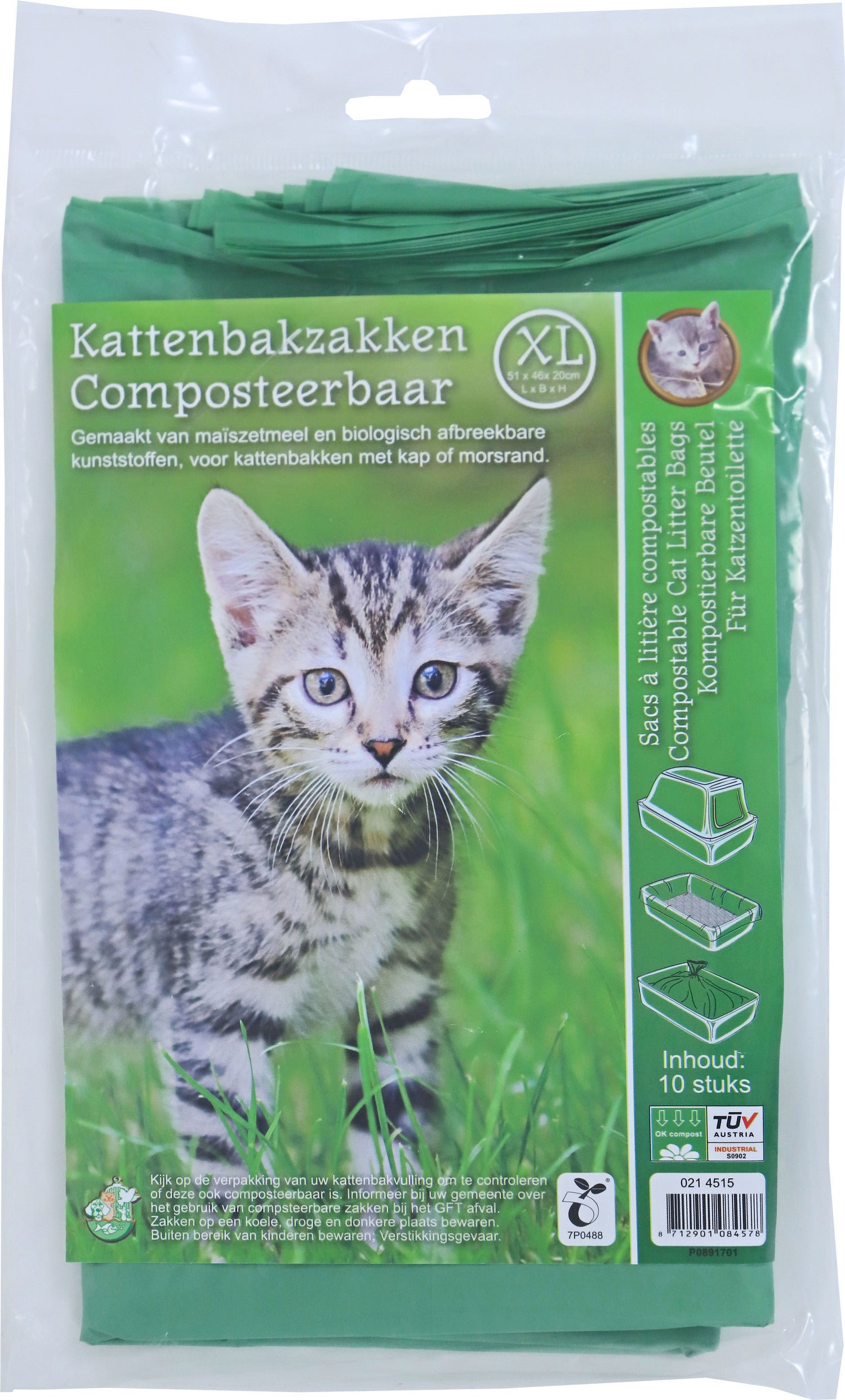 Boon kattenbakzak XL 51 x 46 x 20 cm 10 stuks