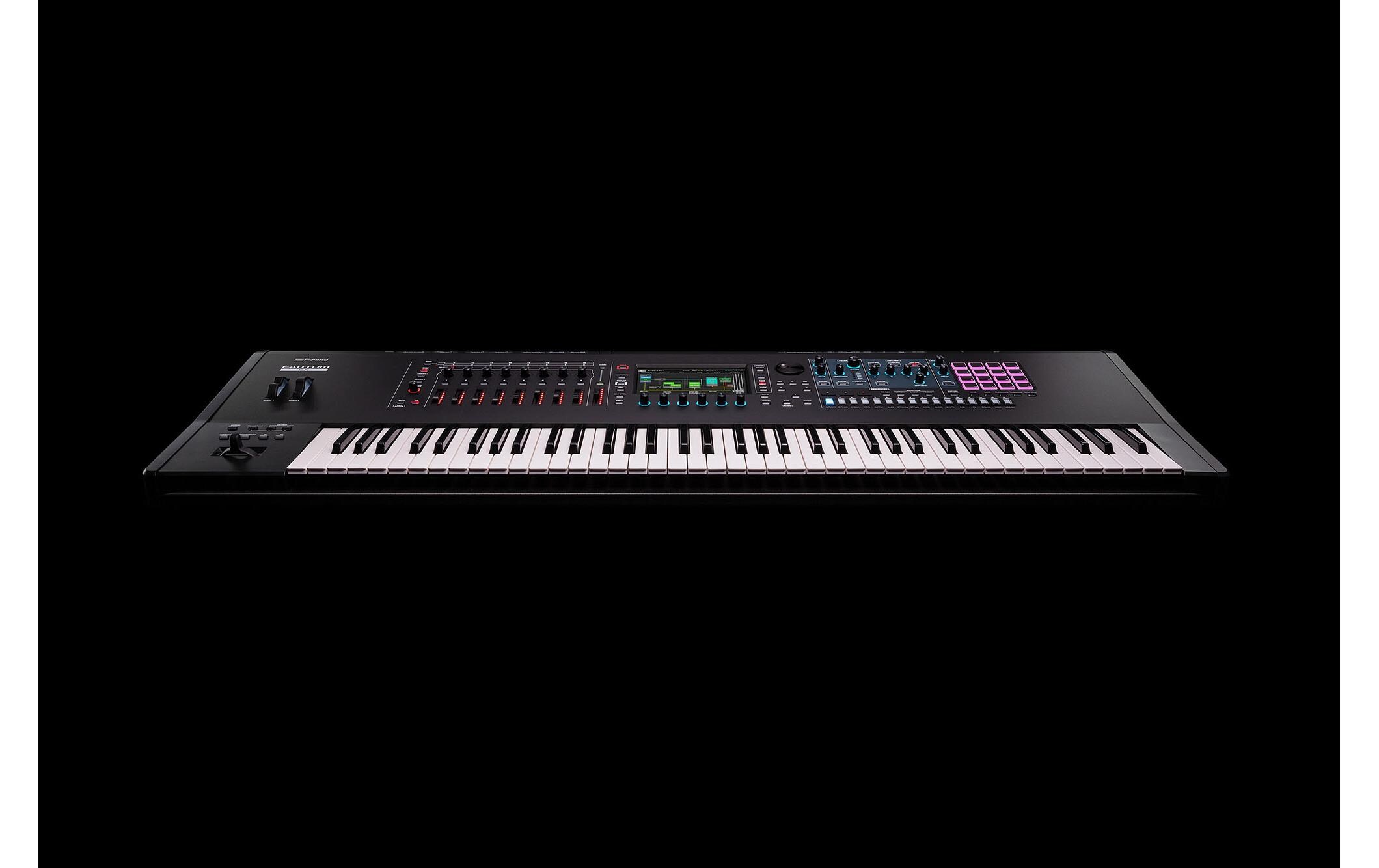 Workstation FANTOM 7 EX<br>Synthesizer-Topmodell mit neuester Soundtechnologie, intuitiver kreativer Bedienung und 76er-Synthesizertastatur