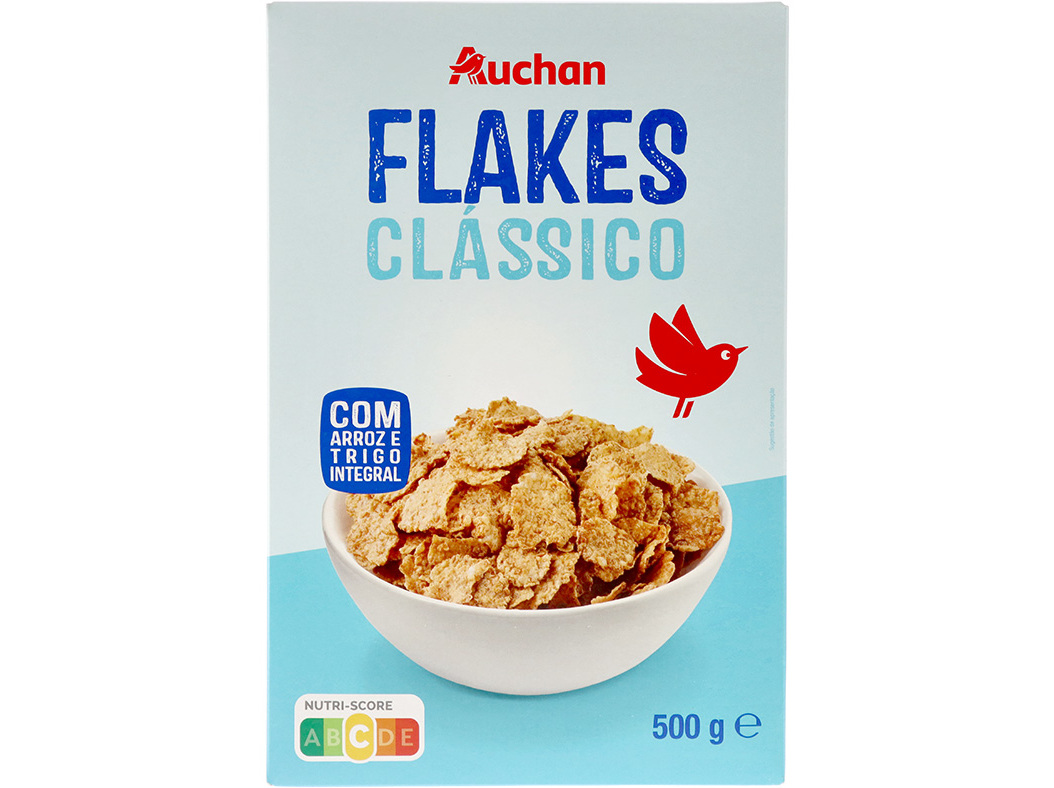 CEREAIS AUCHAN FLAKES CLASSICO 500 G