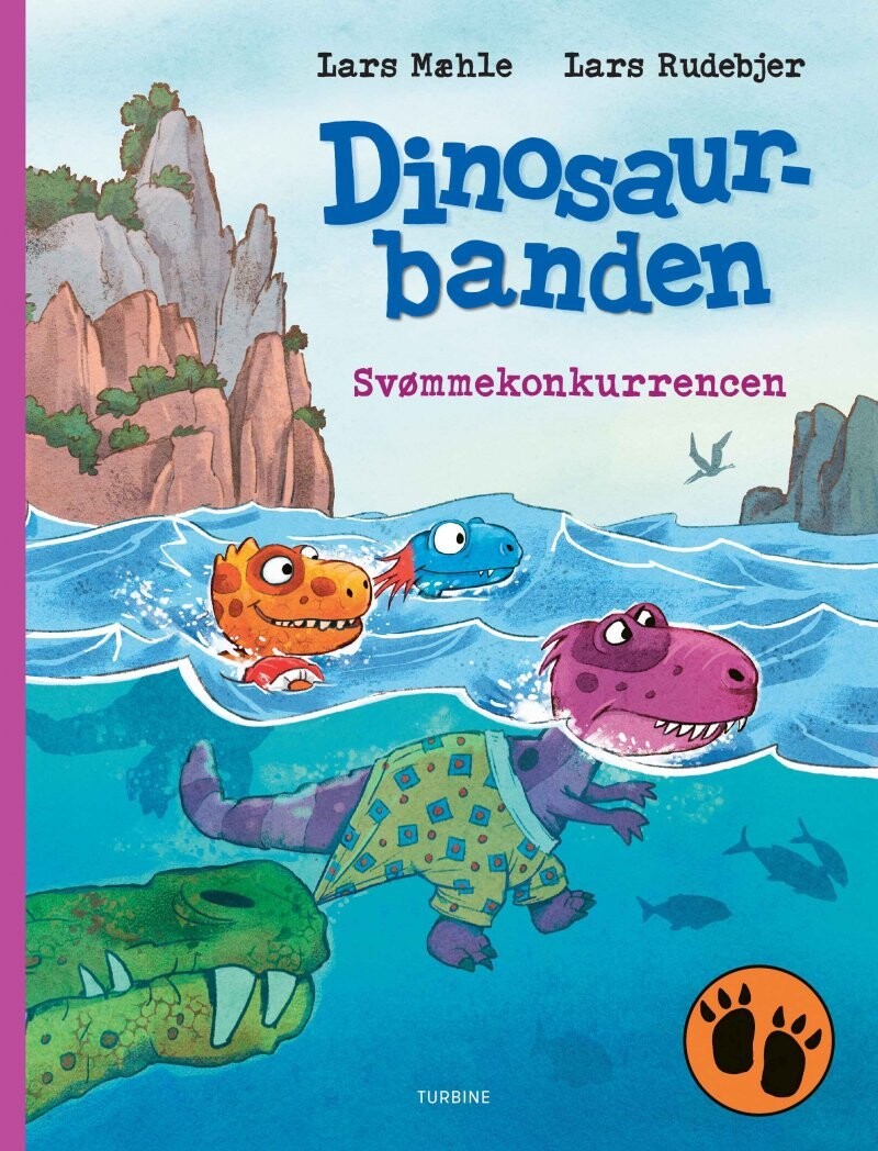 Dinosaurbanden - Svømmekonkurrencen - Lars Mæhle - Bog