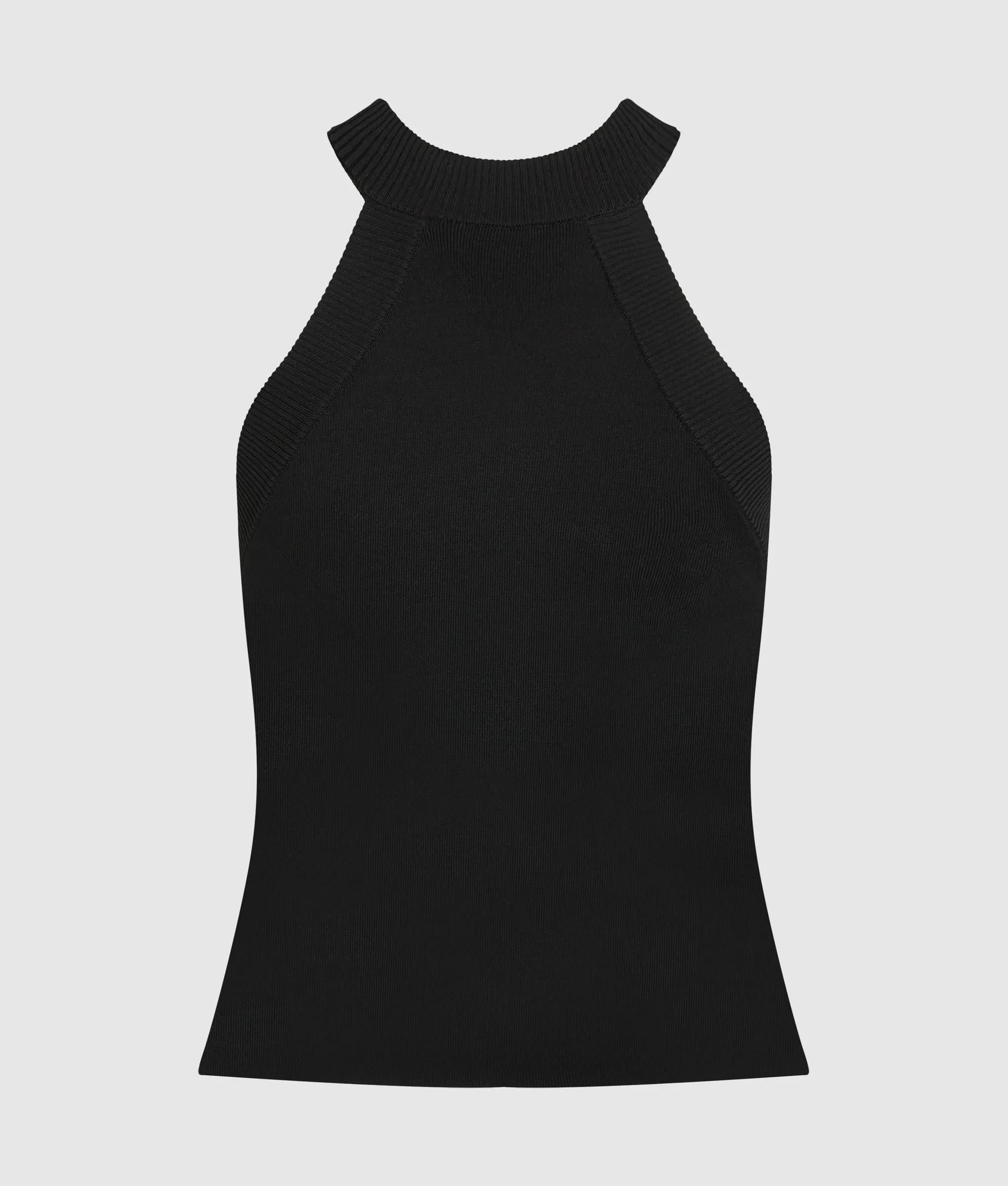 Gebreide racer tanktop