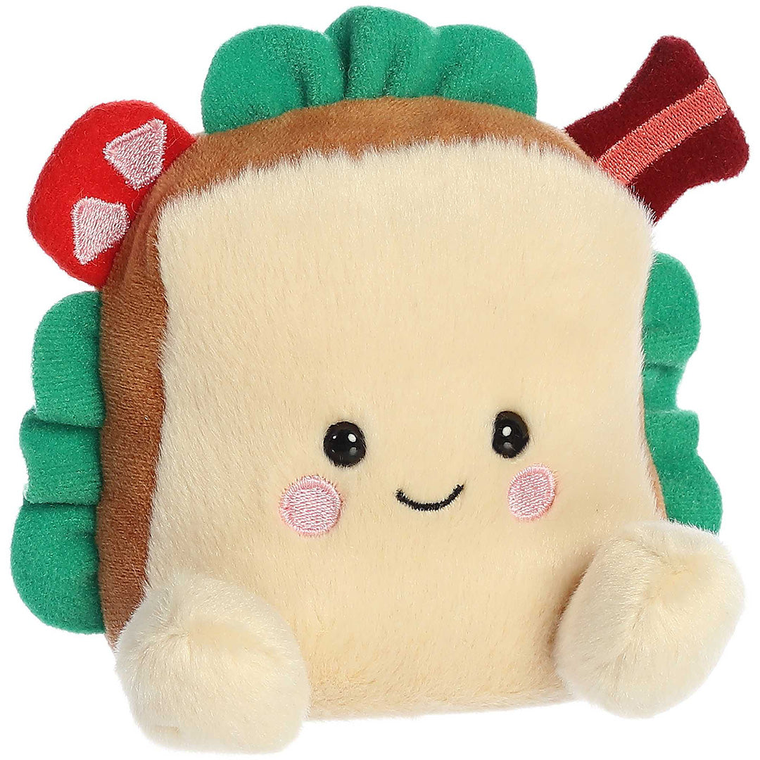 palm pals knuffelsandwich blt tomas - 13 cm
