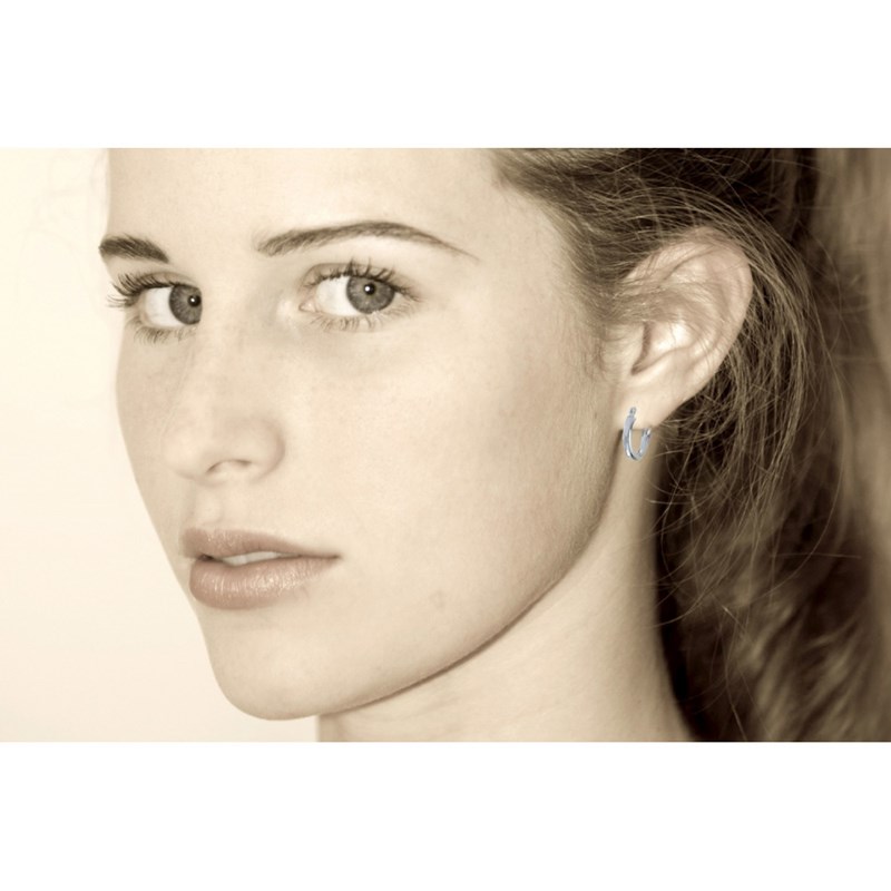 Boucles d'Oreilles Argent Petites Créoles Rondes 2cm