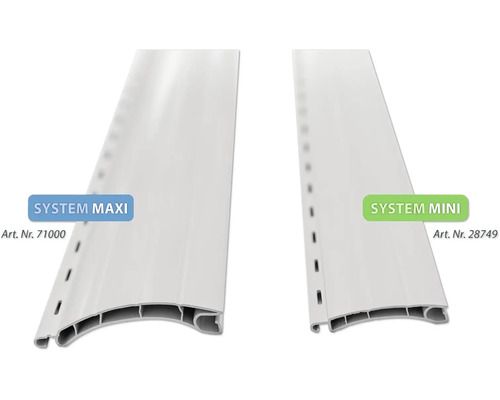 Schellenberg rolluikprofiel voor systeem Mini H 37 x B 800 mm grijs