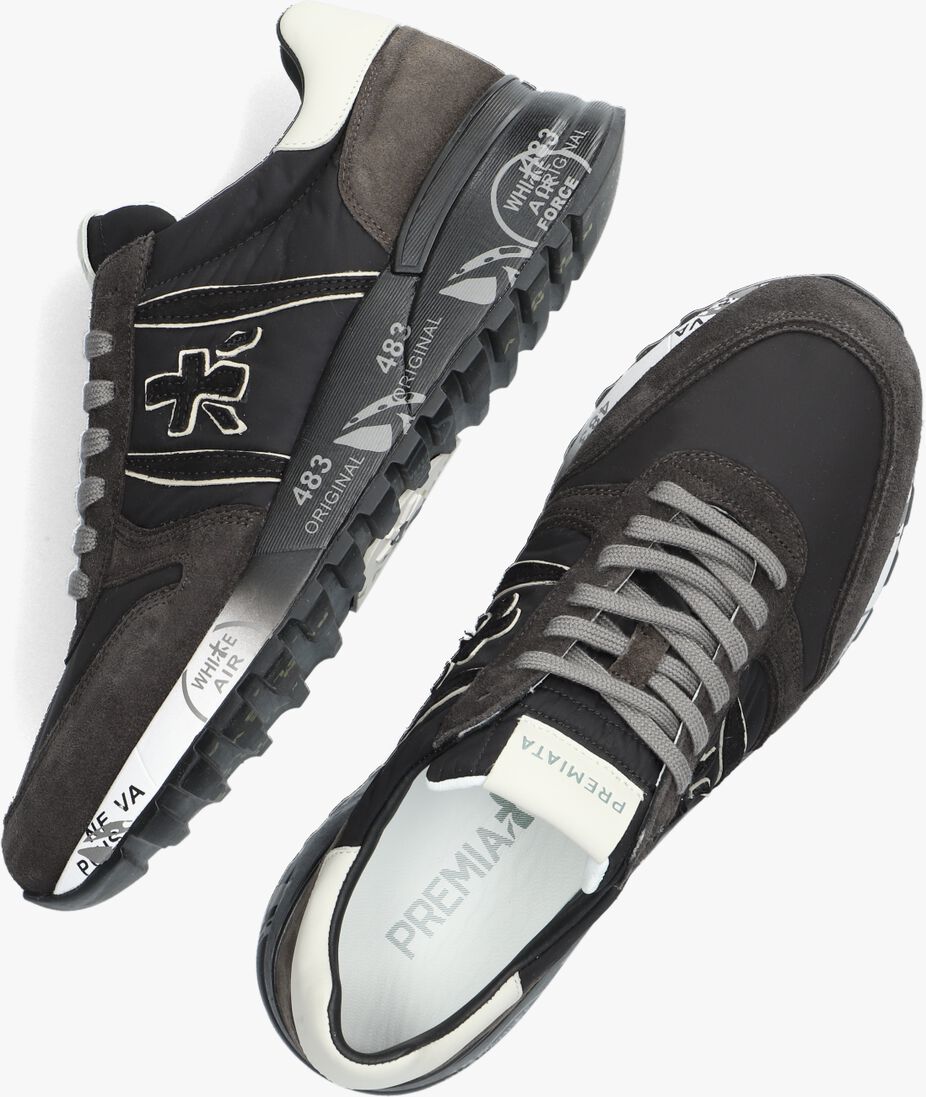 PREMIATA grijze premiata lage sneakers lander