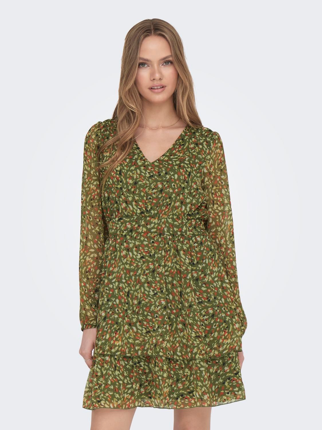 ONLADELE Kurzes Kleid Winter Moss