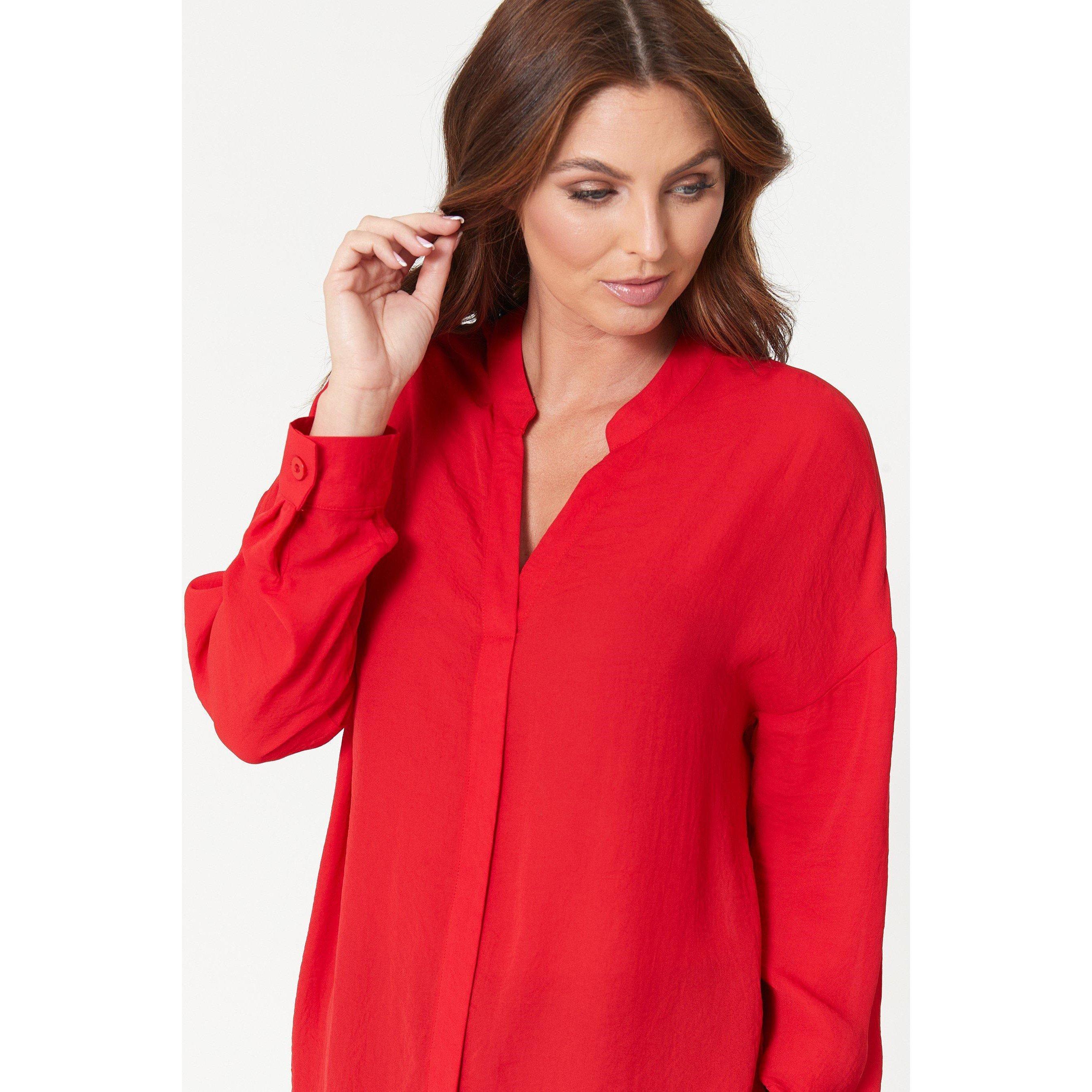 Be You Long Long Sleeve V Neck Blouse