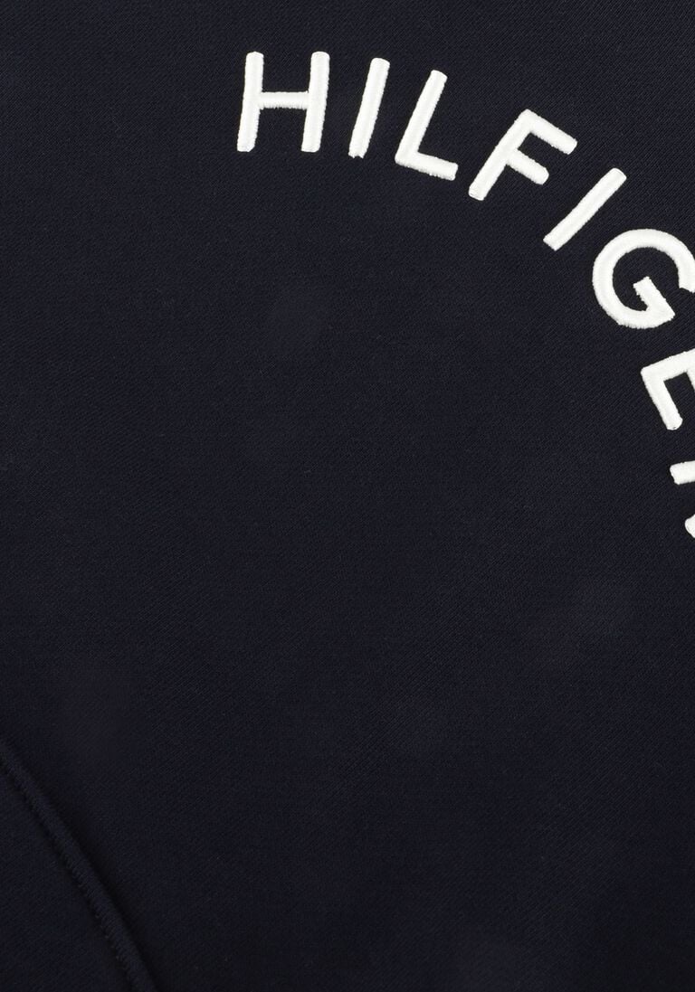 TOMMY HILFIGER donkerblauwe tommy hilfiger trui u hilfiger arched hoody