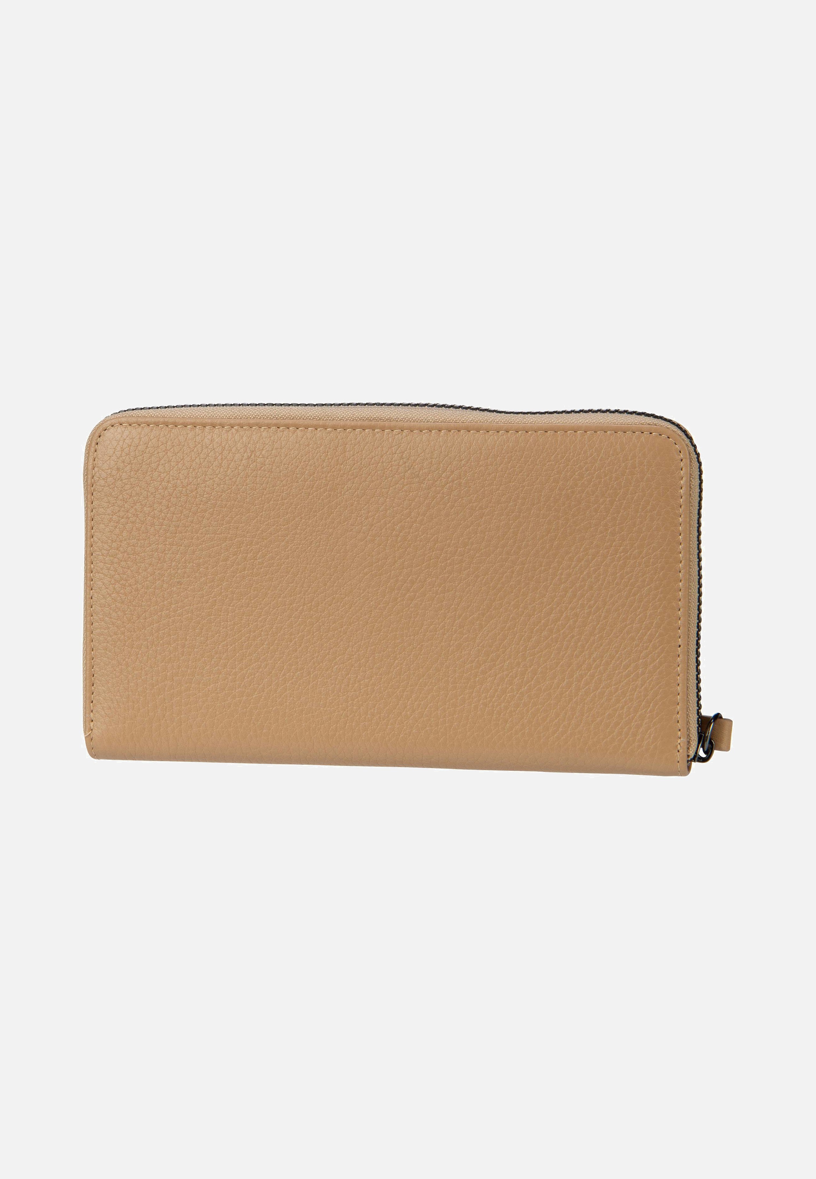 Elsa Long Ladies Zip Key Sand - Portemonnaie