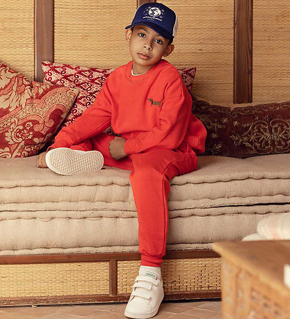 Mini Rodini Sweatpants - Dog - R?d