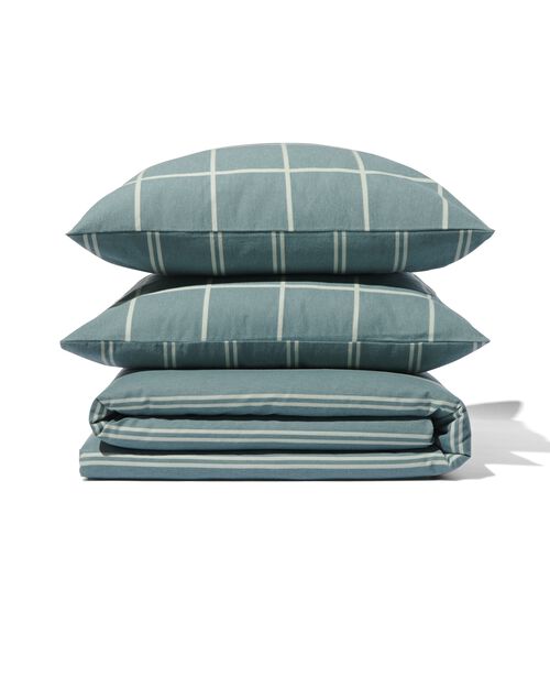 housse de couette flanelle 240x200/220 carreaux/rayures