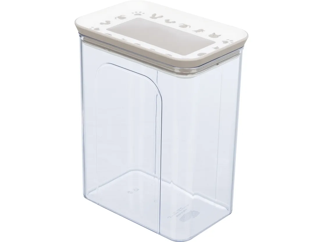 TRIXIE 24669, Madopbevaringskrukke til kæledyr, Plast, Transparent, Monokromatisk, Fritstående, 2,2 L
