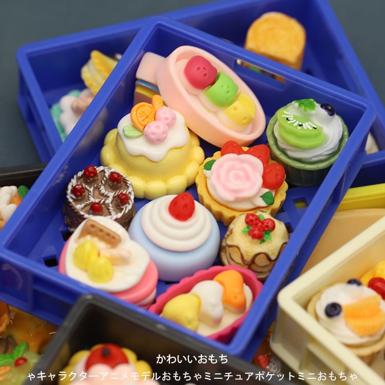 Ffeluro - Poppenhuis Miniatuur Voedsellade / Dessert / Set (Diverse Ontwerpen)
