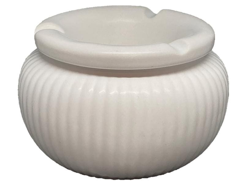 Dameco Aschenbecher Weiss matt Sturmaschenbecher aus Keramik