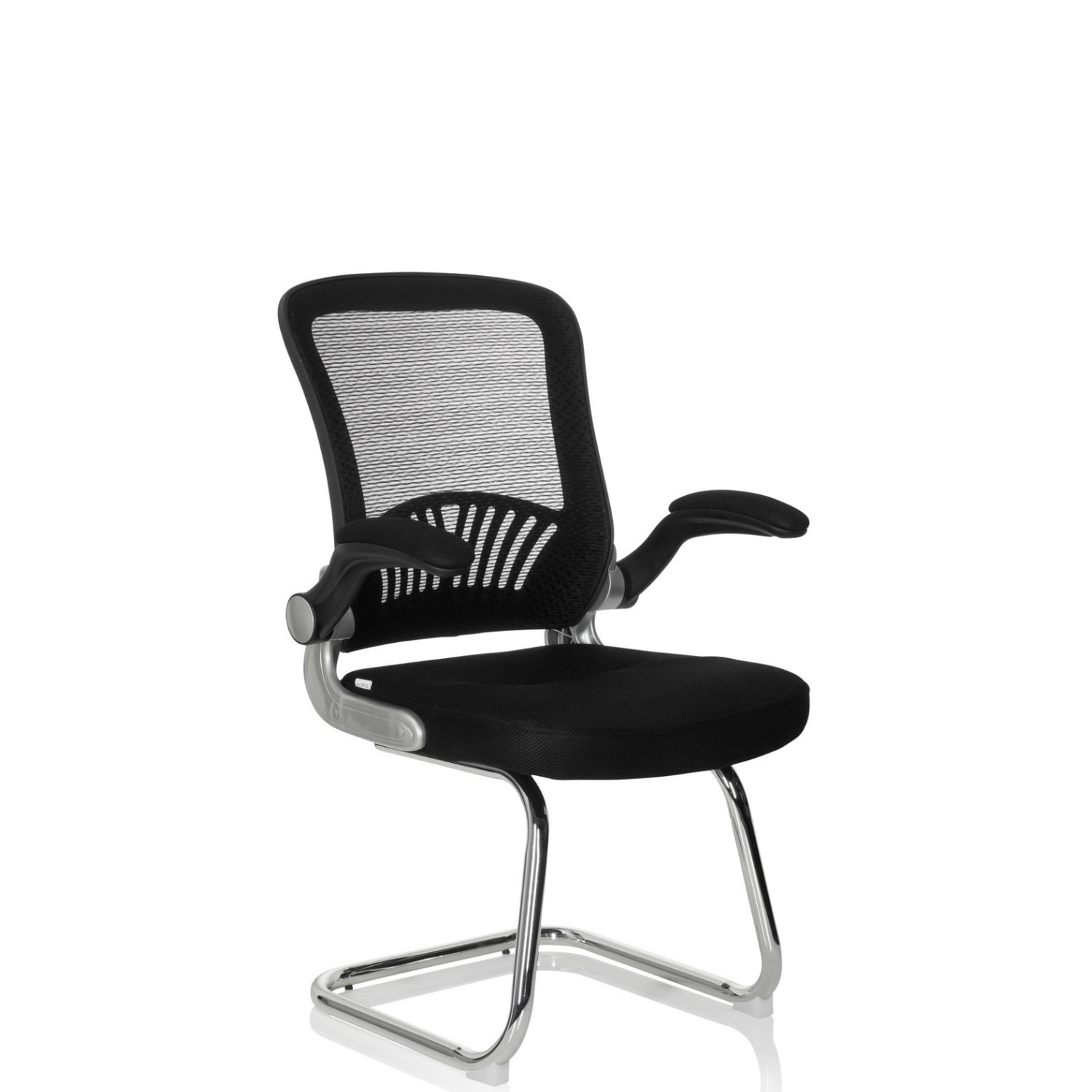 Freischwinger FLYER PRO V Stoff/Netzstoff mit Armlehnen hjh OFFICE