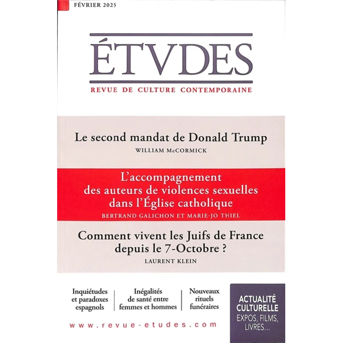 Etudes, n° 4323
