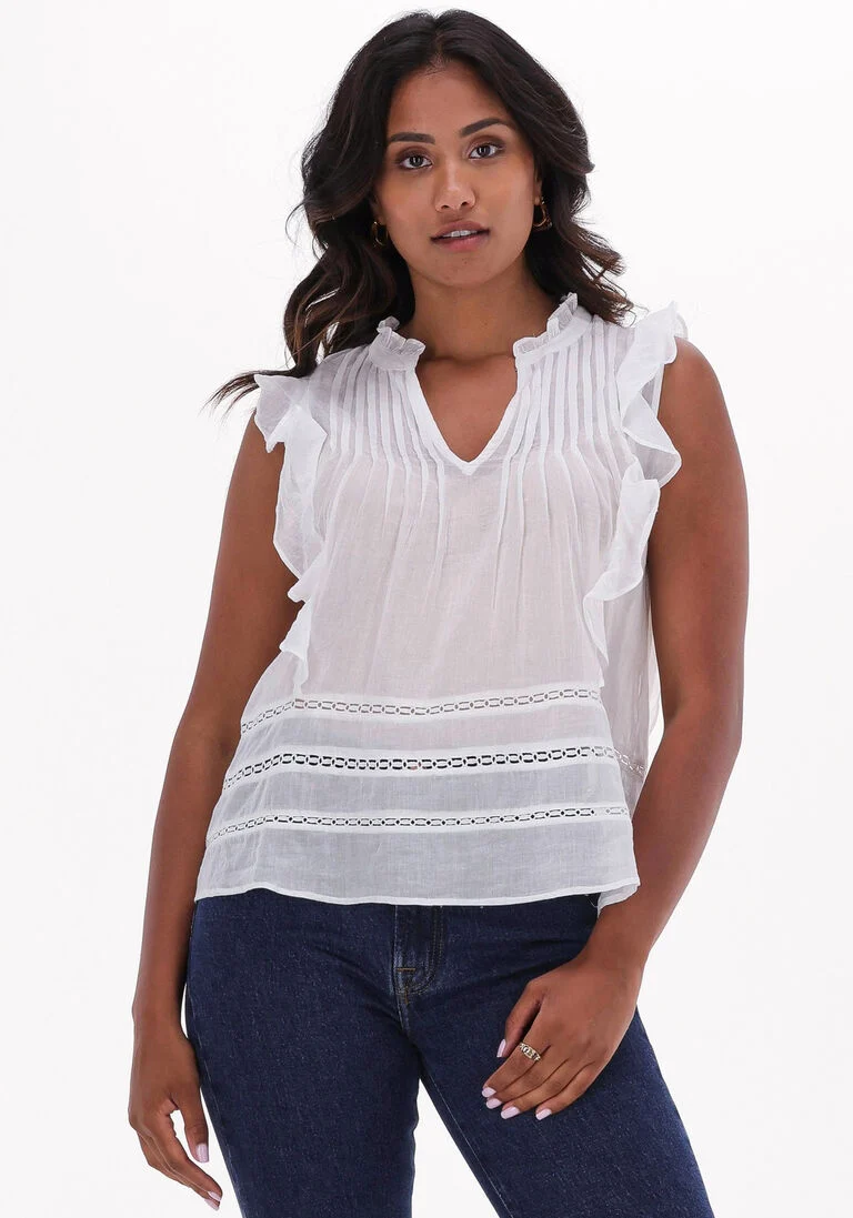 NEO NOIR witte neo noir top juliette s voile top