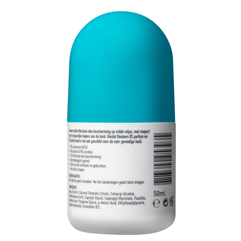 Deoleen Deodorant Roller 0% Sensitive50 ml