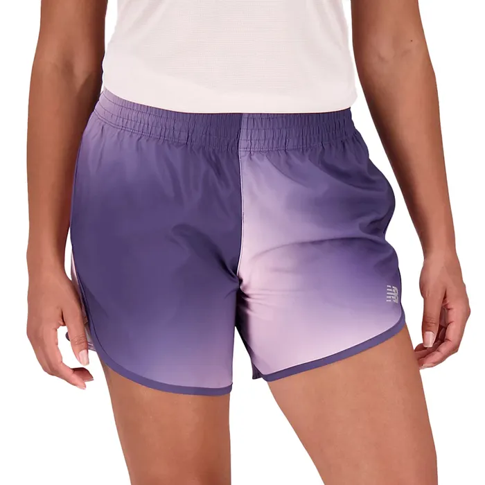 New Balance Printed Accelerate 5IN Short Dames