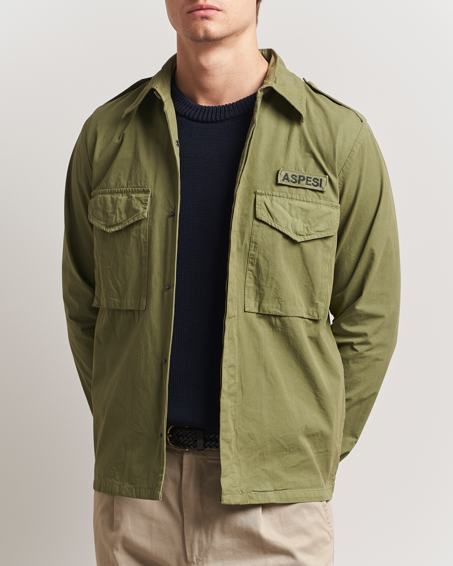Aspesi Cotton Field Shirt Military