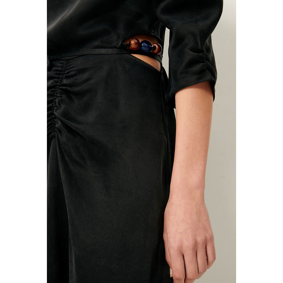SESSUN<br>Vestido midi de veludo
