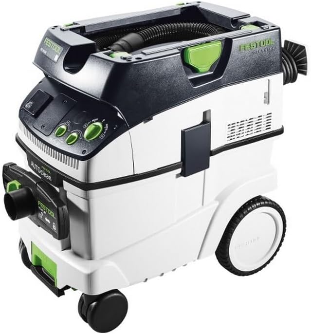 Festool Absaugmobil CTL 36 E AC-LHS CLEANTEC (mit High Performance Hauptfilter, Saugschlauch knickfest, SELFCLEAN Filtersack, Entsorgungssack, Verschlussschieber ComfortClean)