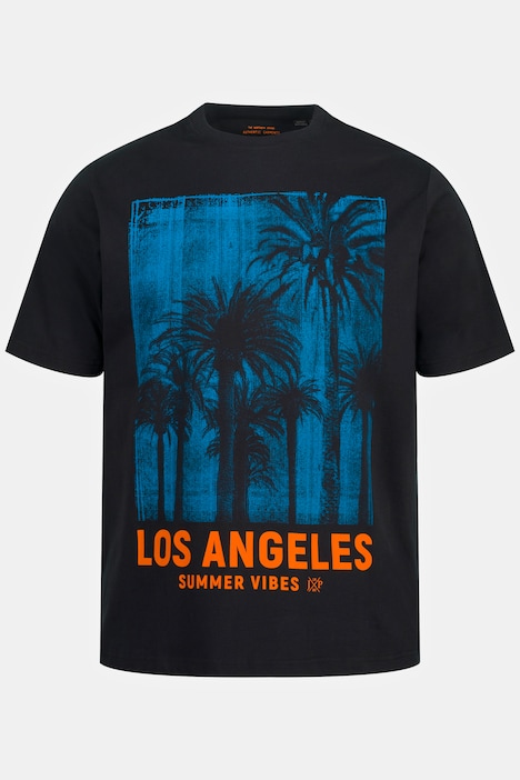 T-Shirts, 2er-Pack, Halbarm, Palmen Print, Rundhals