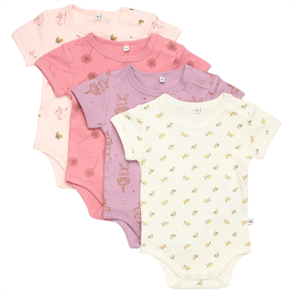 Body AO-printed 4-pak Dusty Rose - Pippi